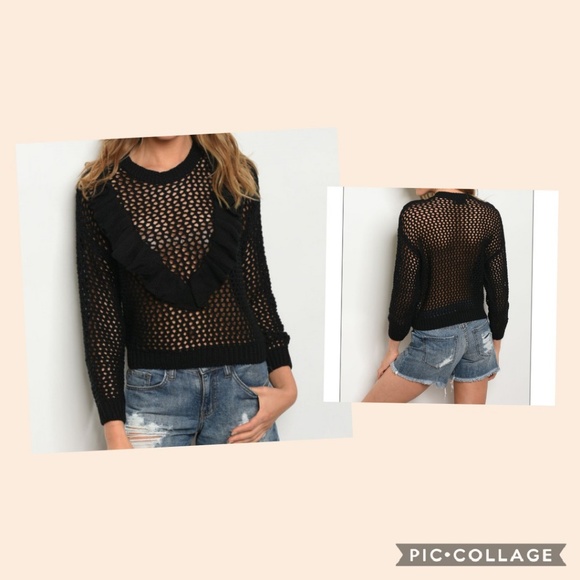 🎉🎉Host pick 🎉🎉Open knit sweater - Picture 2 of 7